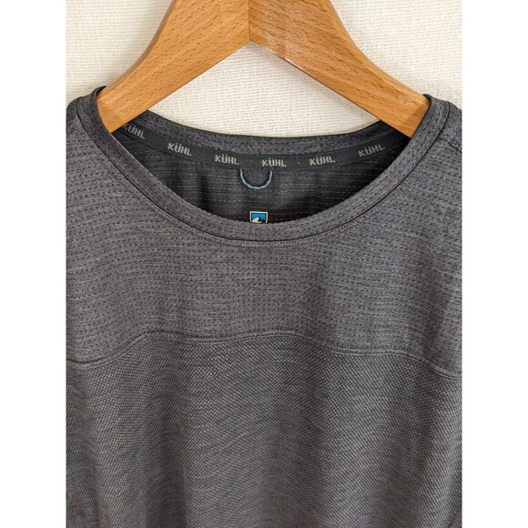 Kuhl Performance Shirt Mens XL Gray Short Sleeve Athletic Breathable Hiking - Picture 3 of 9